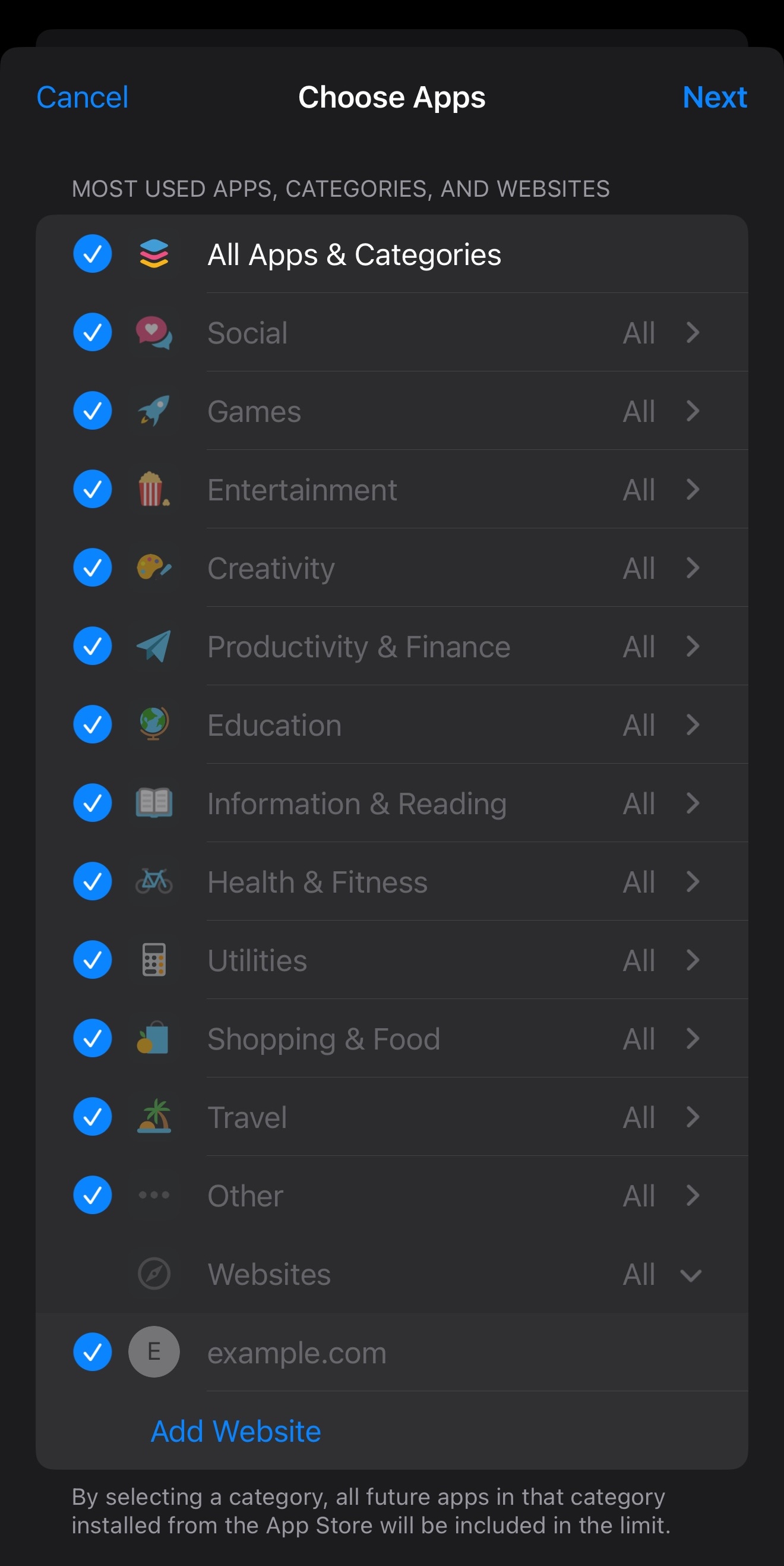 App Limits 2