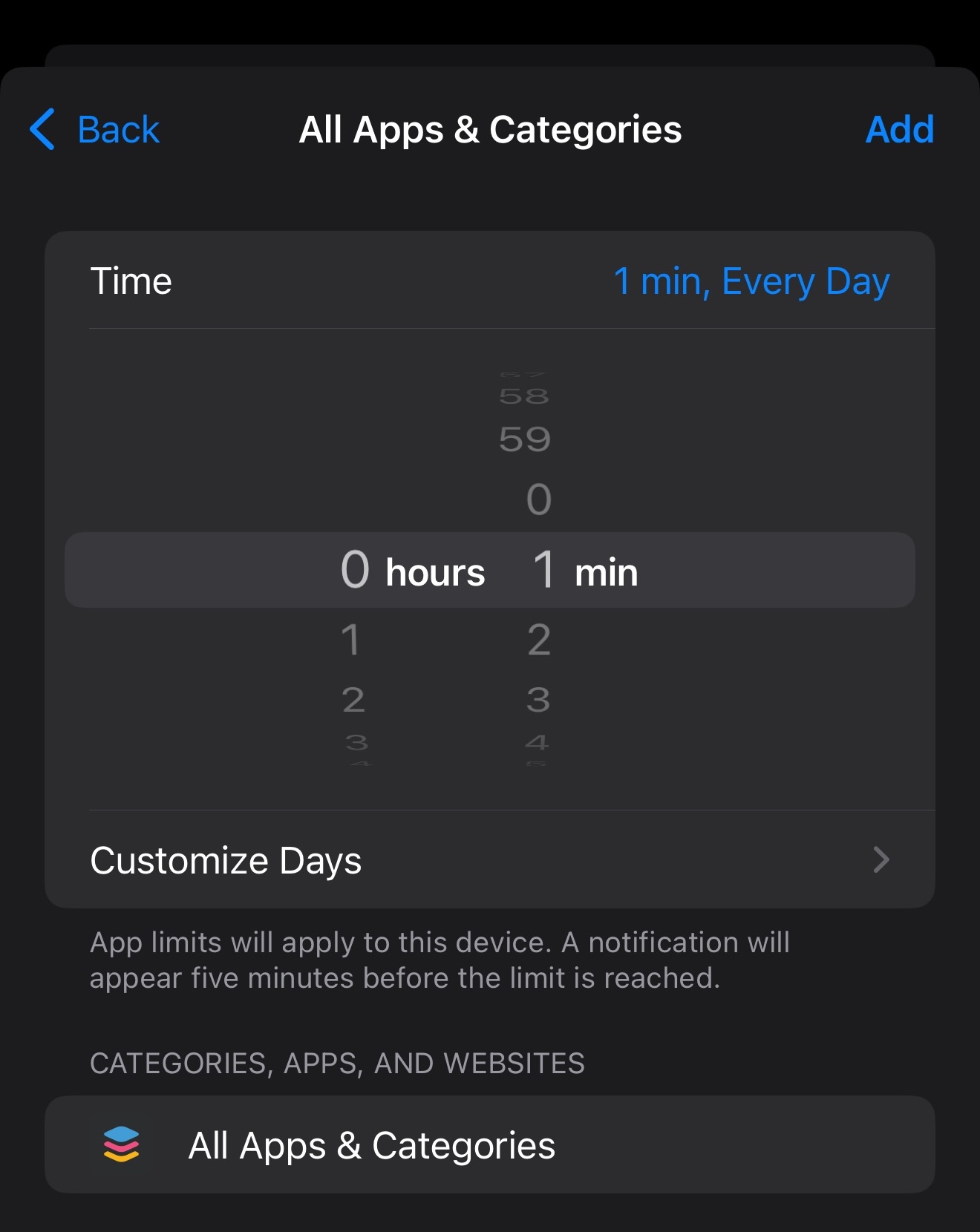 App Limits 3