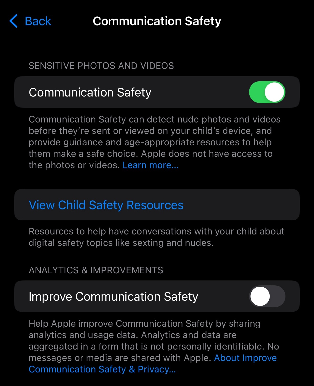 Communication Safety