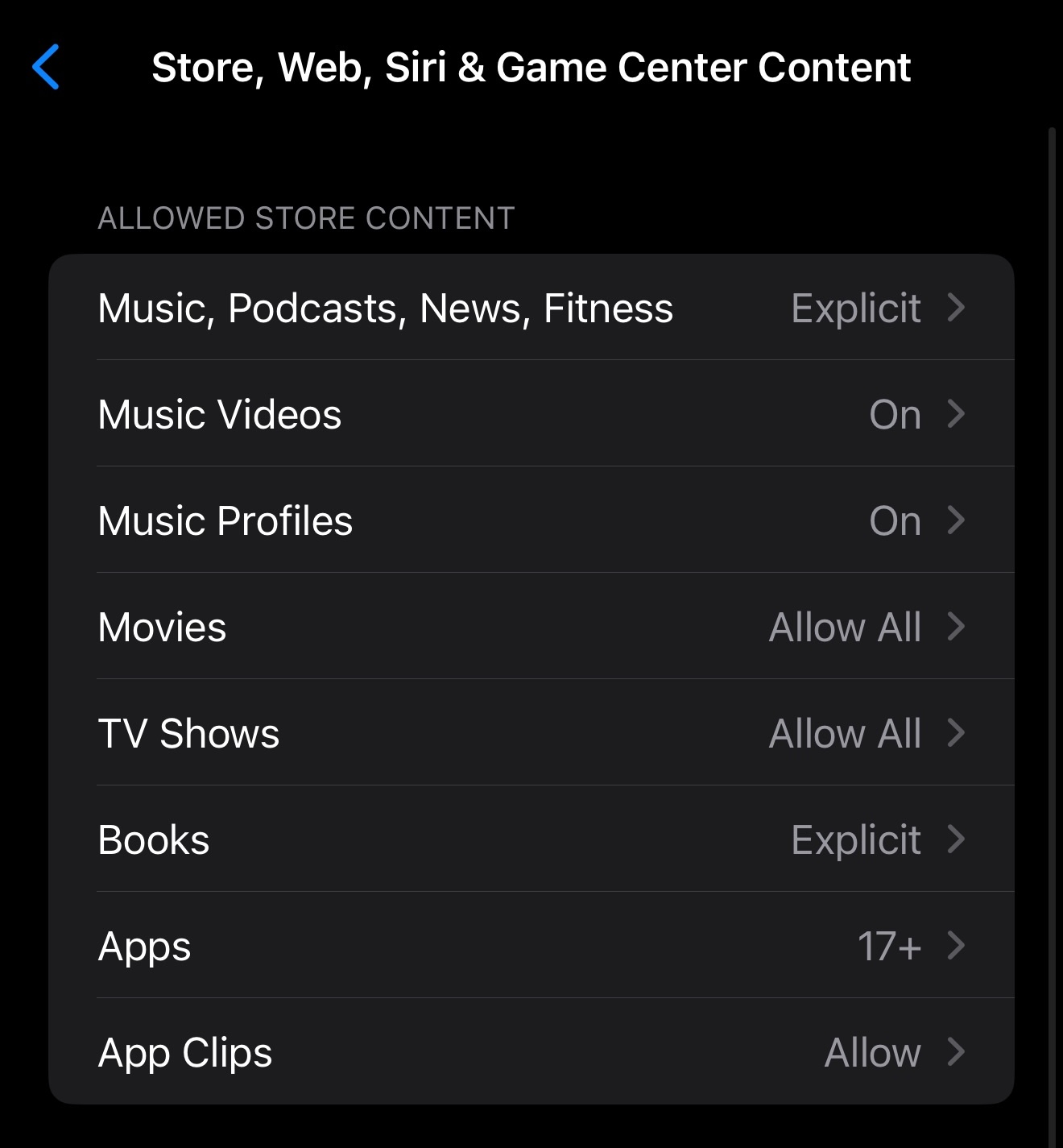 Store Content